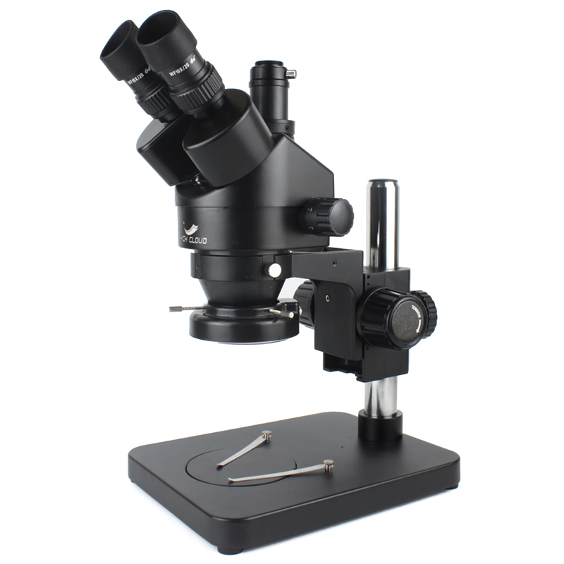 Trinocular Stereo Microscope 7X-45X - Microscopio trinoculare con zoom stereo industriale