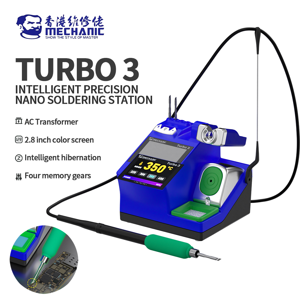 MECCANICO Turbo 3 150W Stazion - C210 Precision Soldering Station recensione e prezzo