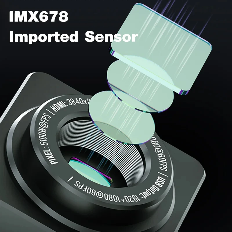 Nuovo meccanico IMX 307/415/67 - 4K Microscope Camera Sony Sensor recensione e prezzo