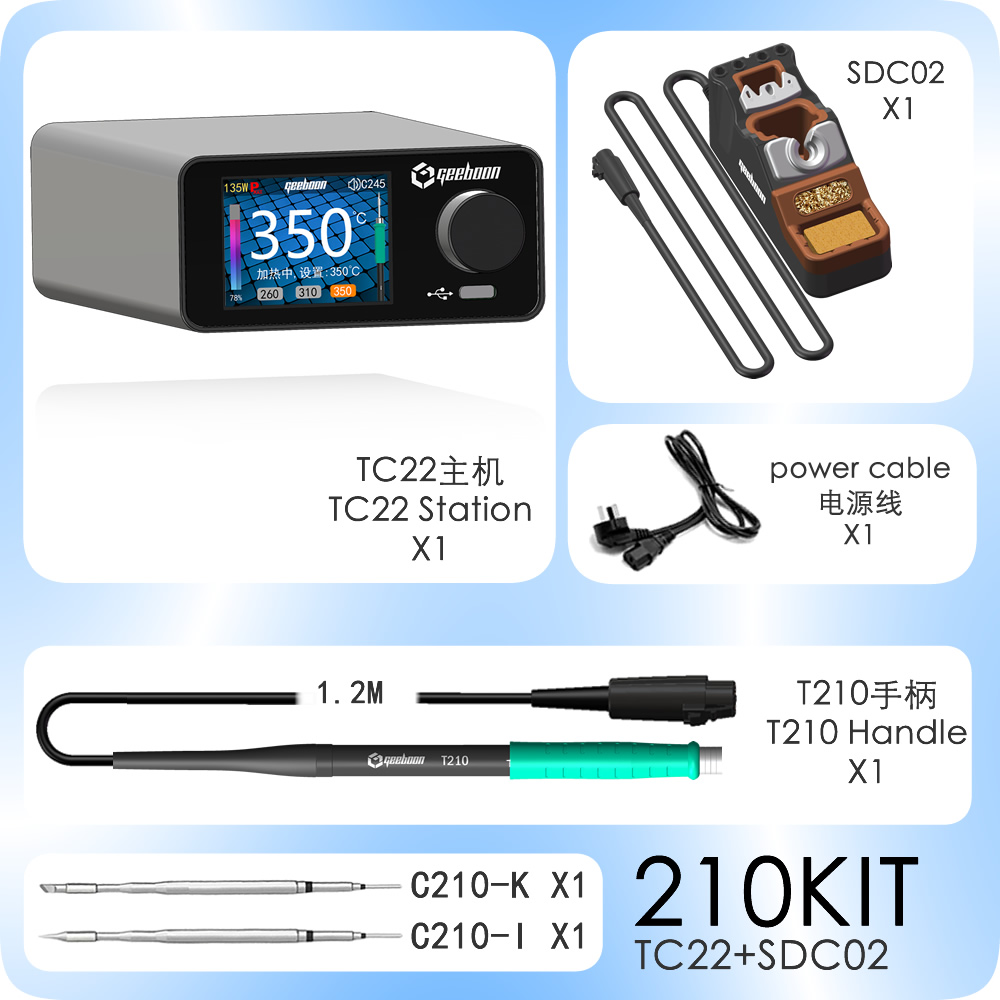 Stazione di Rilavorazione per  - C210 Precision Soldering Station recensione e prezzo
